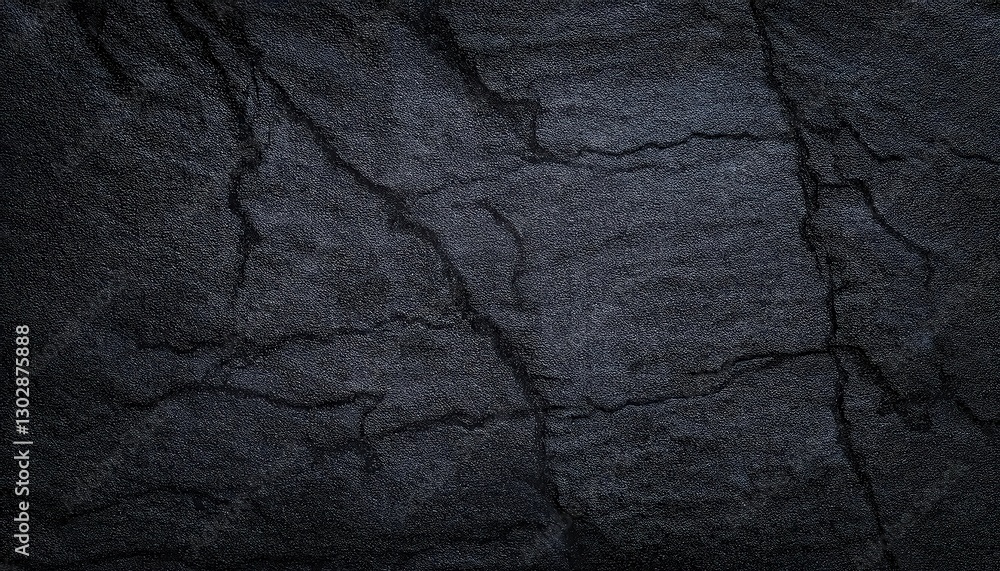 Poster dark textured slate stone background with natural cracks, rough surface pattern, and subtle linear structure for design and mockup

