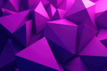 Obraz premium Abstract Purple Geometric Shapes A Vivid Textural Background of Interlocking Polygons