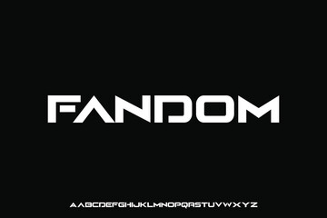 Display alphabet font vector design suitable for headline, poster, logo, magazine and many more