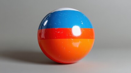 Naklejka premium beach ball isolated,studio background