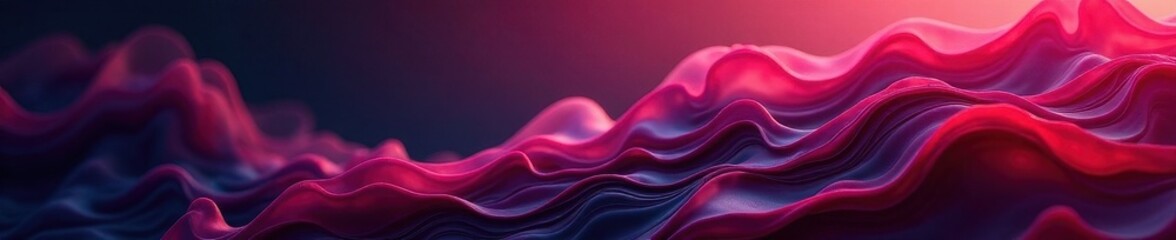 Fototapeta premium Deep rose to black gradient, fluid abstract pattern, texture, pastel, elegant