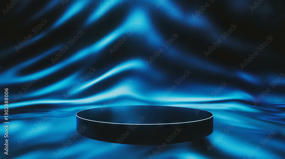 Poster Elegant abstract background with suspended podium for modern display design