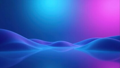 Obraz premium Fluid, blended blue and purple backdrop; ample empty area , pattern, gradient, clean