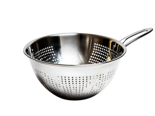 Stainless steel colander kitchen utensil
