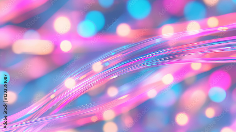 Poster abstract neon light background with blurred colors for modern design