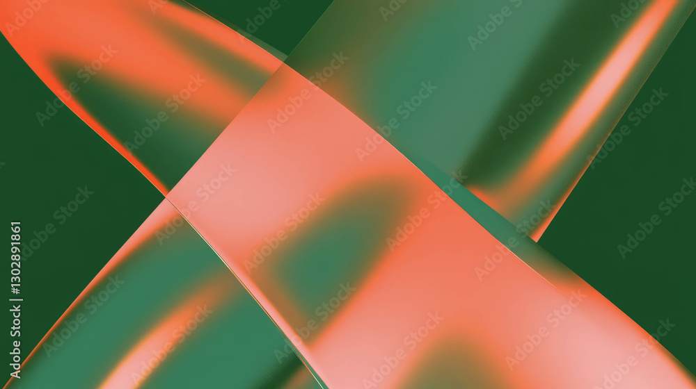 Poster Abstract geometric design with dynamic lines and vivid colors for creative backgrounds