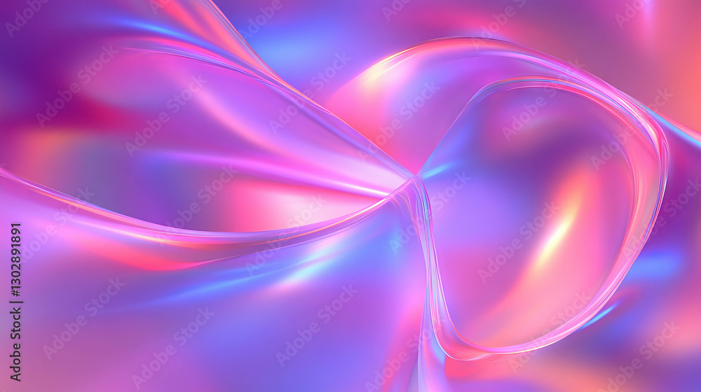 Poster Abstract colorful background with overlapping geometric shapes for modern design