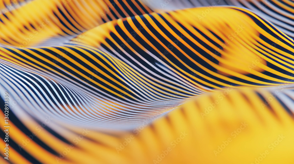 Aufkleber Vibrant abstract background with geometric lines and dynamic patterns