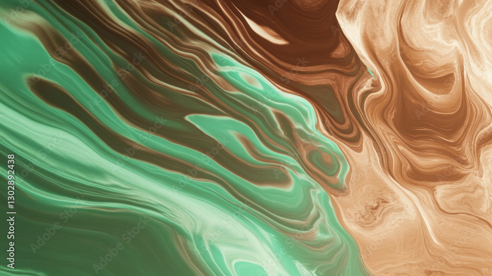 Poster earth tones abstract background with organic patterns for artistic design