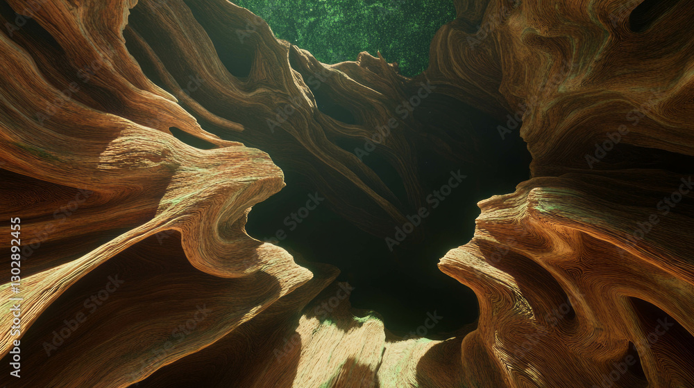 Poster organic abstract background with natural patterns for design and decoration