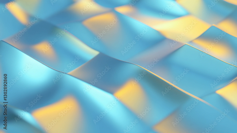 Poster Smooth gradient waves in abstract background design for modern aesthetic concepts