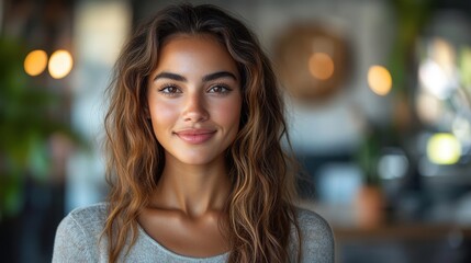 Obraz premium busy young business woman executive using laptop in office smiling hispanic businesswoman company employee sitting at work desk professional female hr manager looking at pc computer at workplace