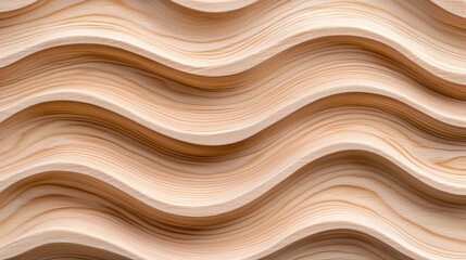 Fototapeta premium Wavy Wooden Texture Background