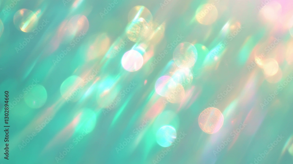 Poster dreamy abstract background with colorful blurry lights and bokeh for creative design