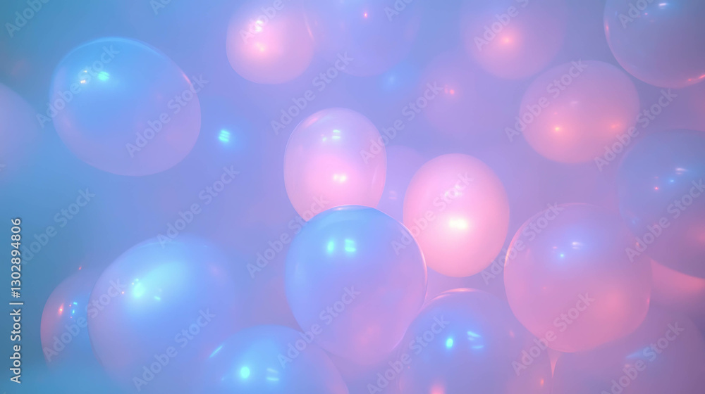 Poster soft pastel abstract background with blurry lights and gentle colors for design