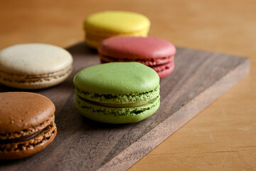 カラフルなマカロン