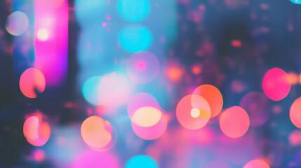 Fototapeta premium Vibrant abstract background with blurry neon lights for creative design
