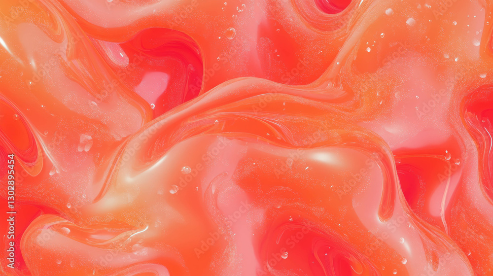 Poster vibrant abstract background with bubbling lava textures in fiery hues