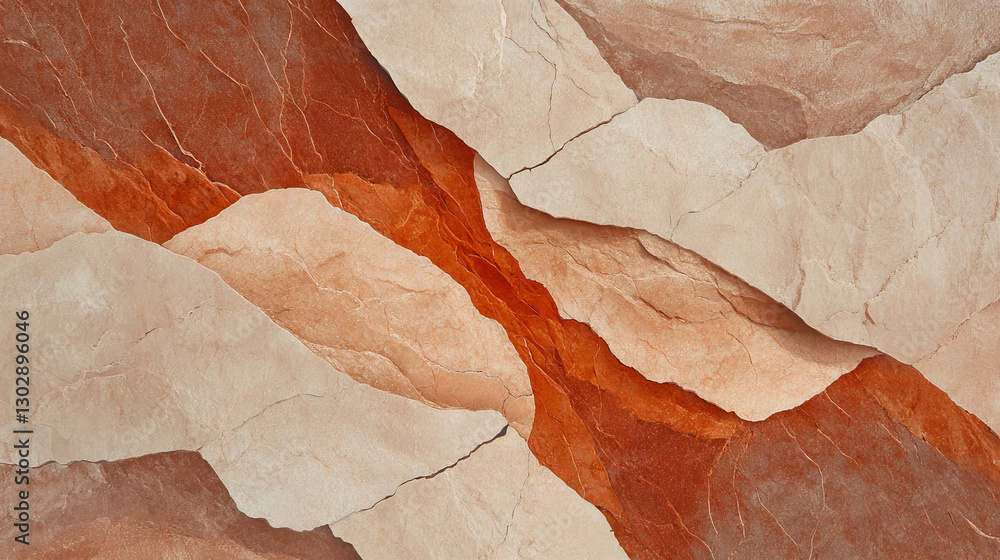 Poster abstract earthy textures with cracked patterns for design