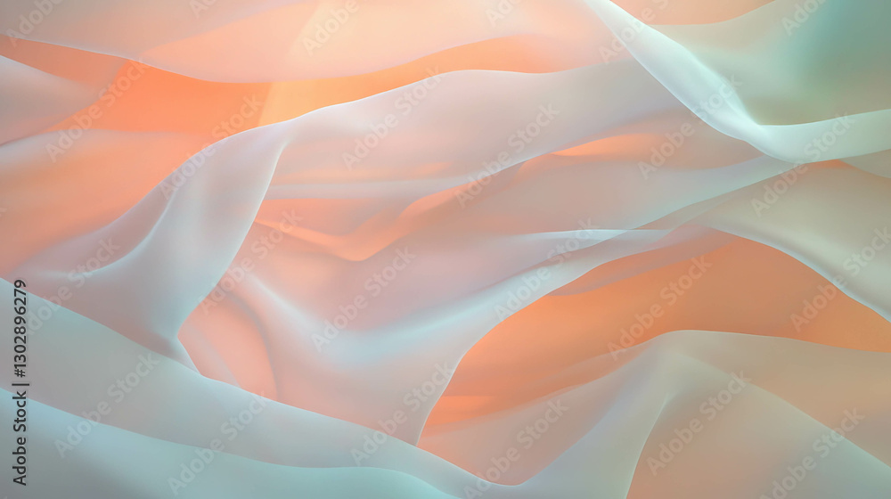 Poster fluid abstract background with flowing and organic lines for contemporary design