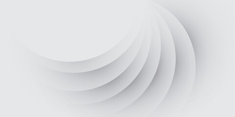 Abstract geometric white and gray color background, modern design with wavy pattern. Vector illustration.