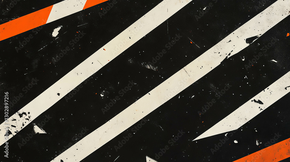 Poster Dynamic geometric abstract background with bold lines and sharp angles