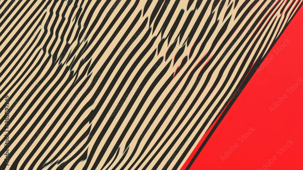 Poster Dynamic abstract background with geometric lines and bold colors for modern design