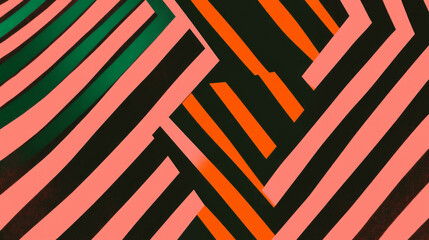 Bold abstract background with colorful geometric lines for modern design projects