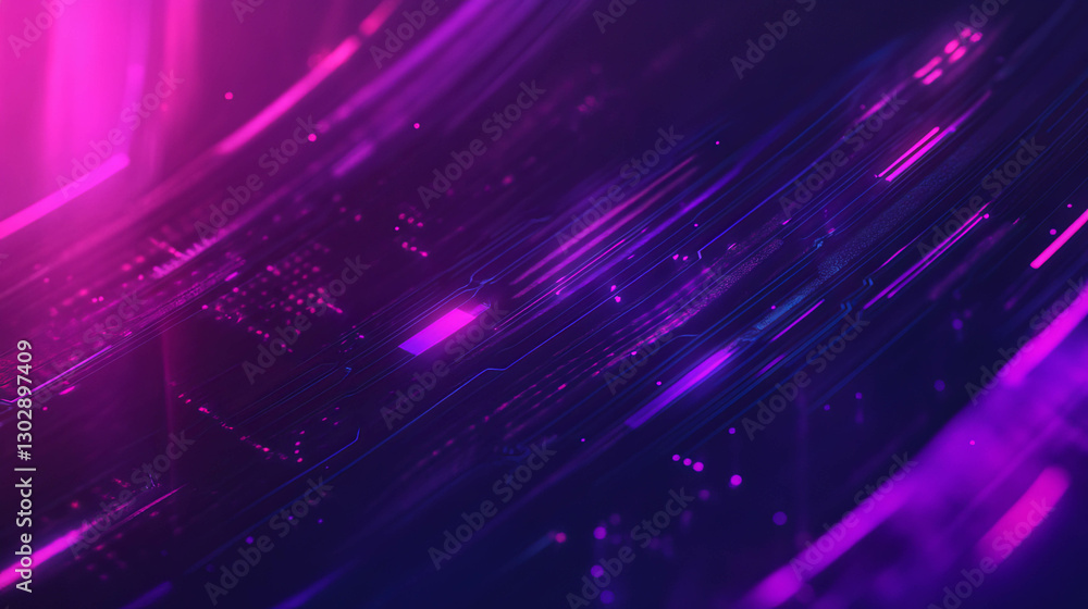 Poster futuristic geometric abstract background with vibrant neon patterns for digital design