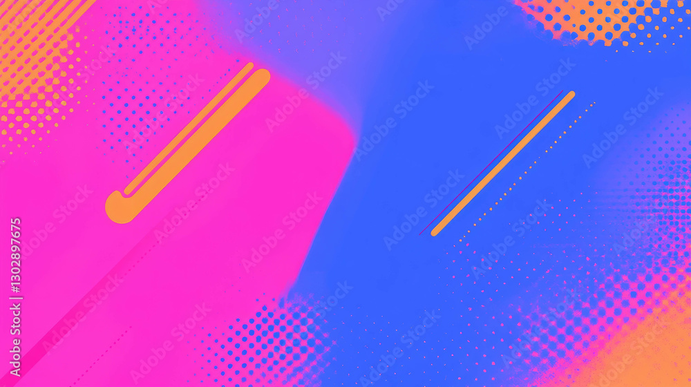 Aufkleber vibrant abstract background with overlapping geometric shapes for creative design