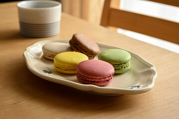 カラフルなマカロン