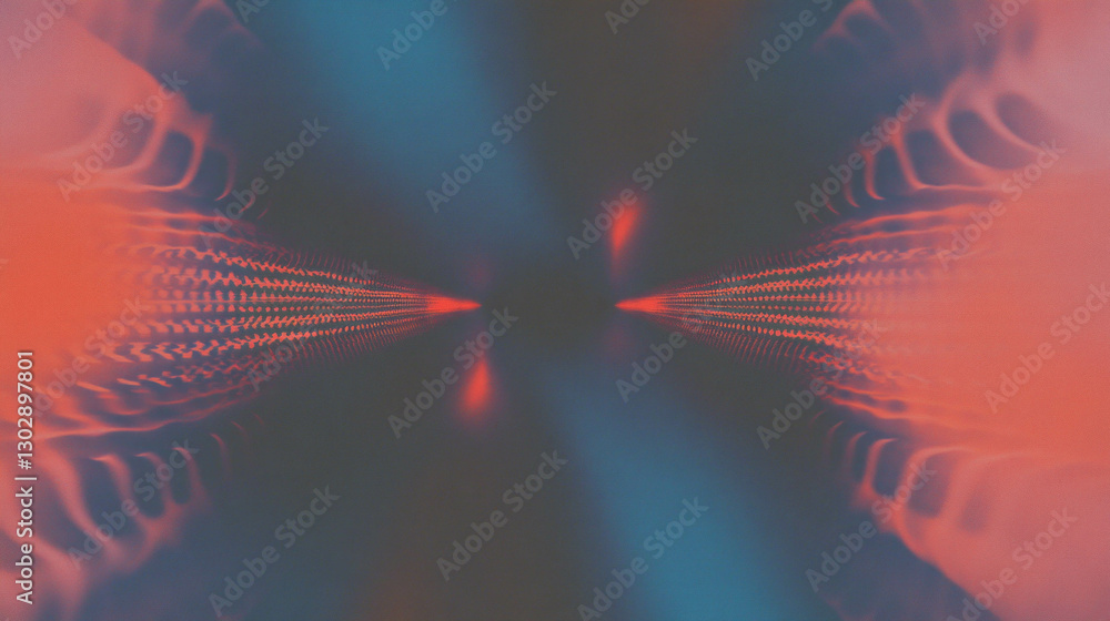 Poster interconnected geometric abstract background for modern design