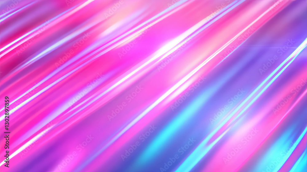 Poster Vibrant abstract background with intersecting colorful lines and geometric patterns
