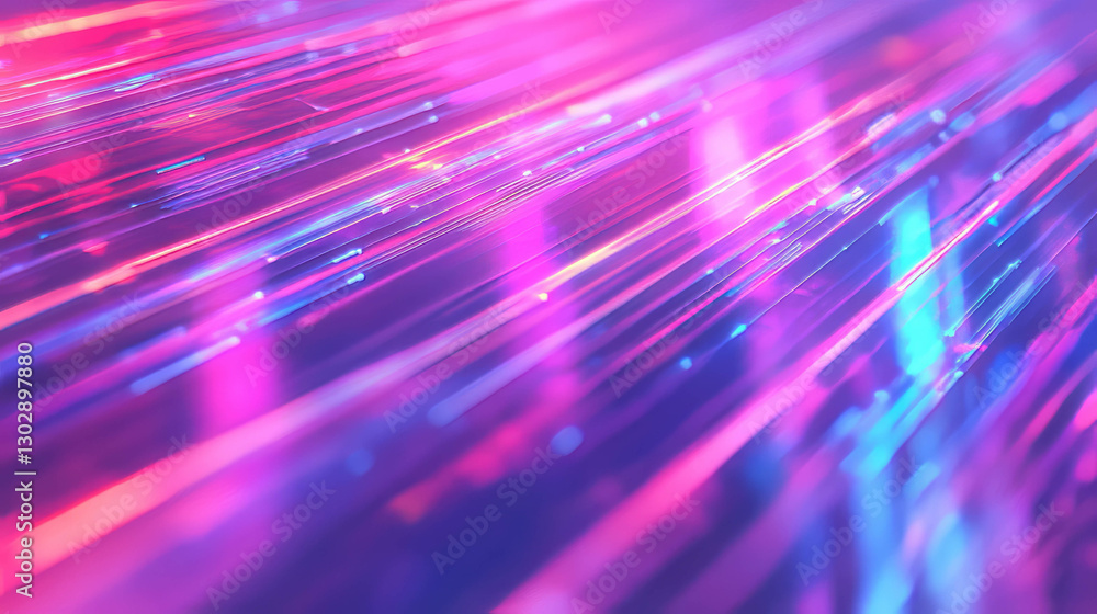 Poster vibrant abstract background with intersecting lines in neon colors for modern design
