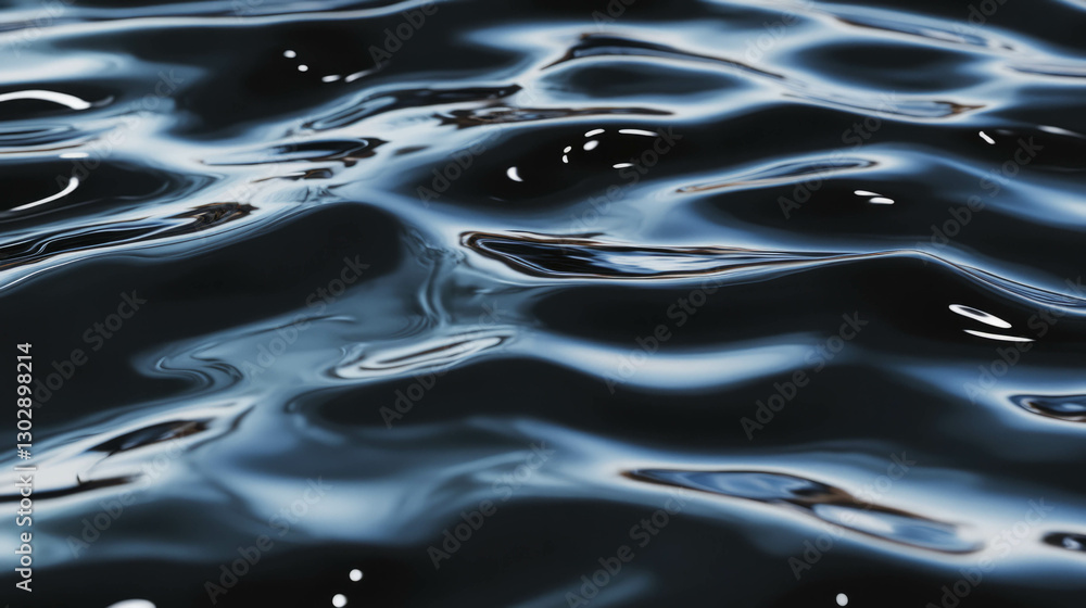 Poster liquid mercury inspired abstract background with flowing textures