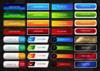 Button Banner Set 009
