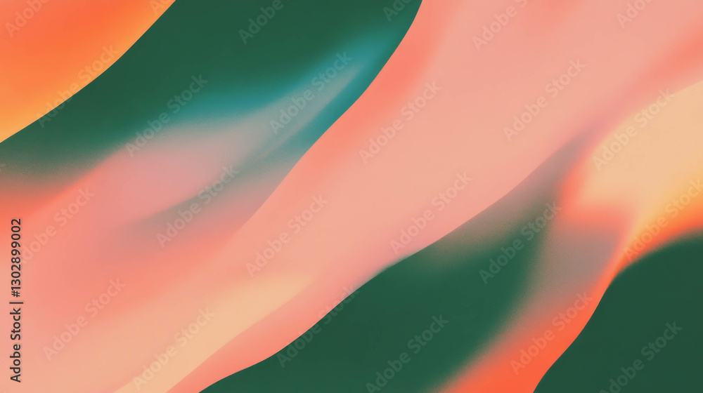 Poster vibrant abstract flowing organic patterns for background design