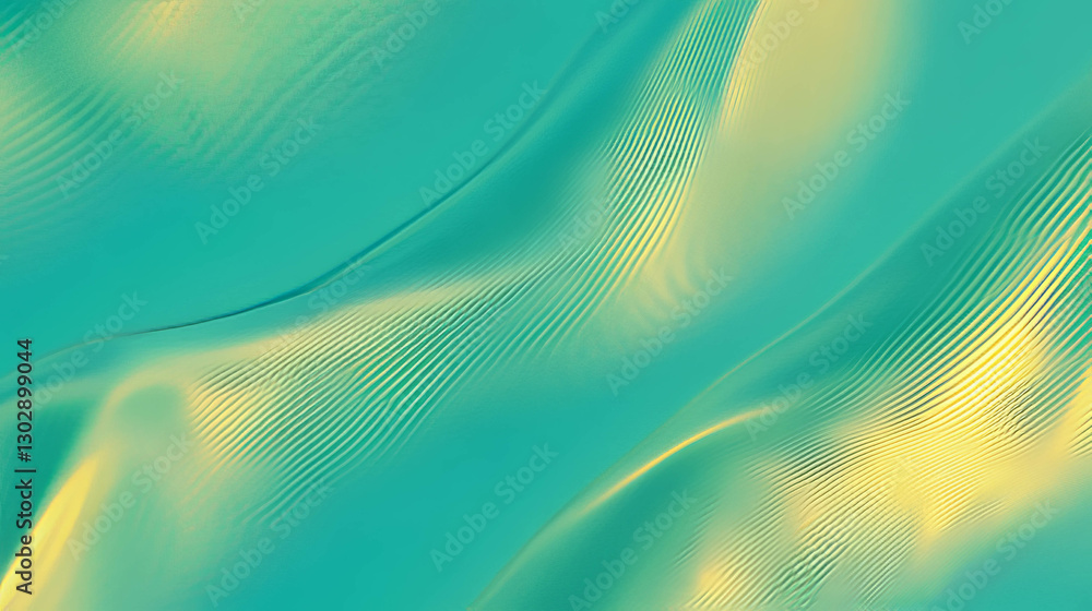 Poster Abstract flowing patterns with organic waves in vibrant colors