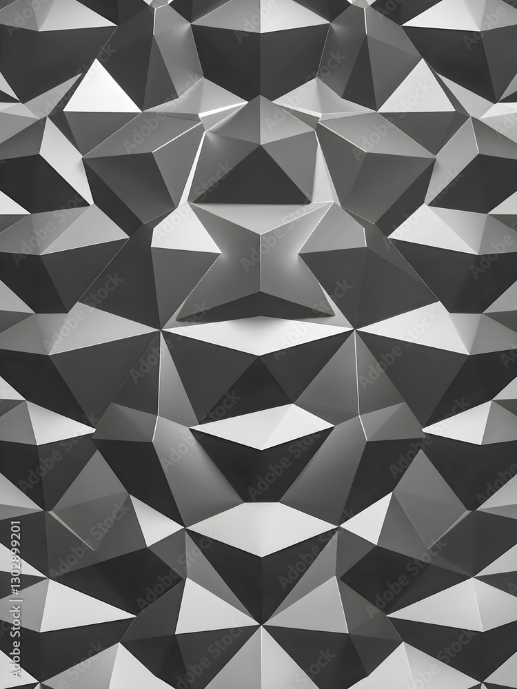 Aufkleber geometric triangle pattern vector art design