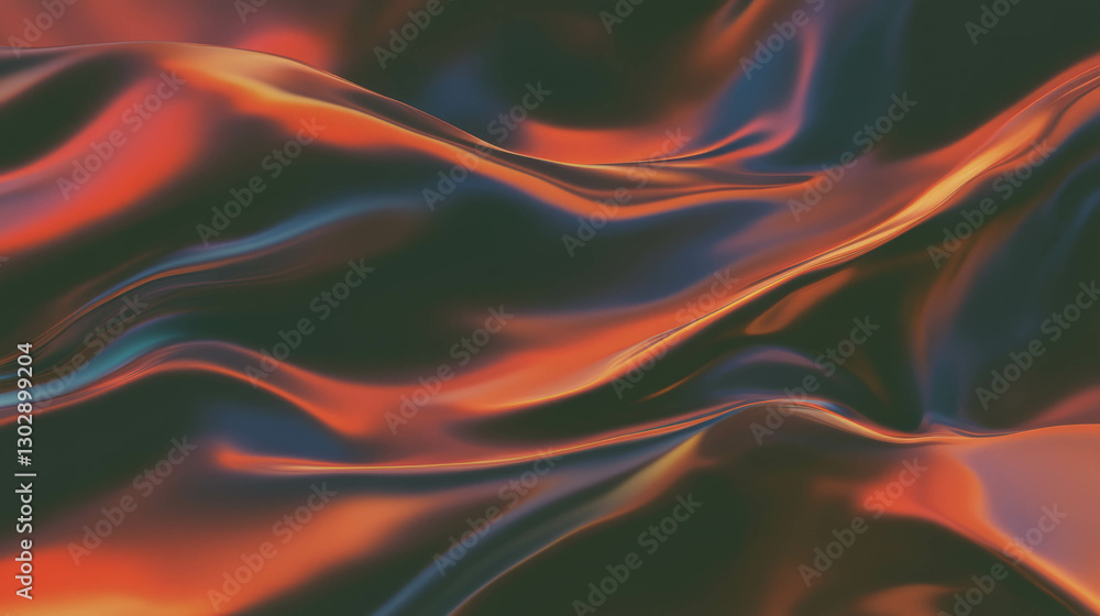 Poster vibrant abstract background with flowing organic shapes for design
