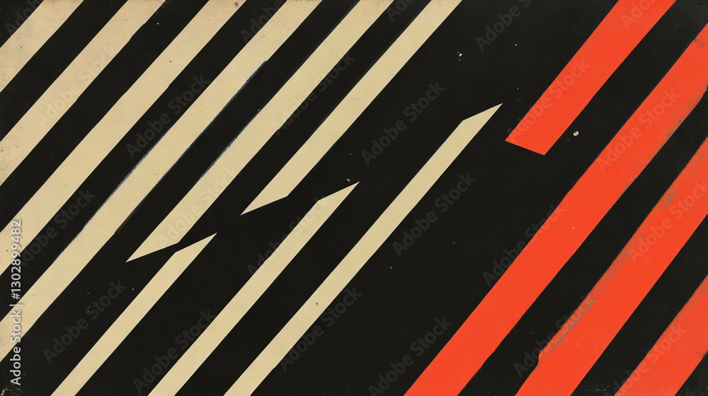 Aufkleber Modern abstract design with sharp geometric lines for creative projects