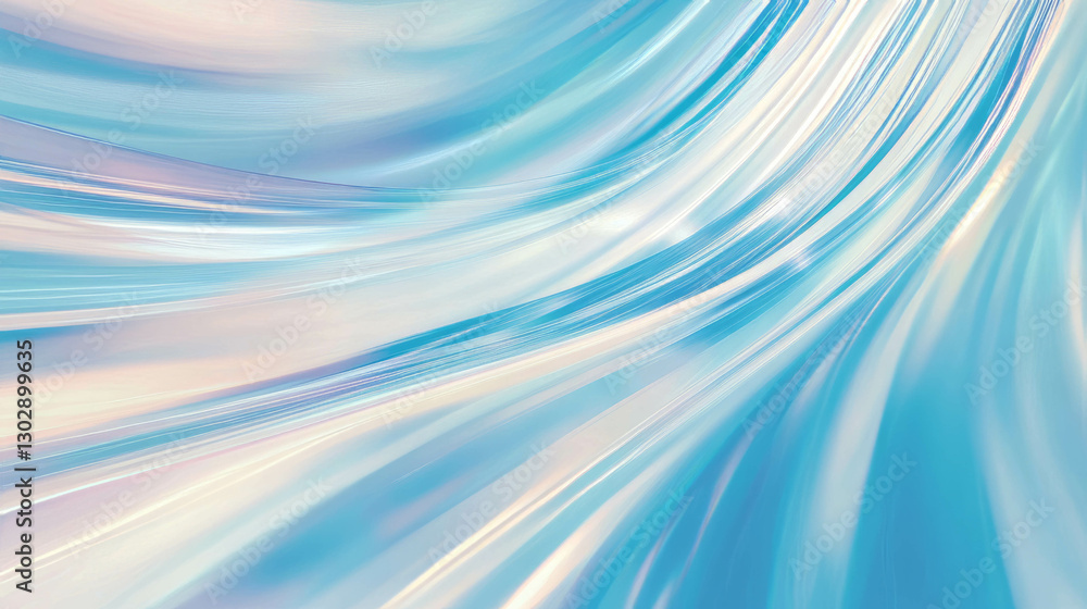 Poster Dynamic abstract background with sharp contrasting lines in blue and white tones for modern design