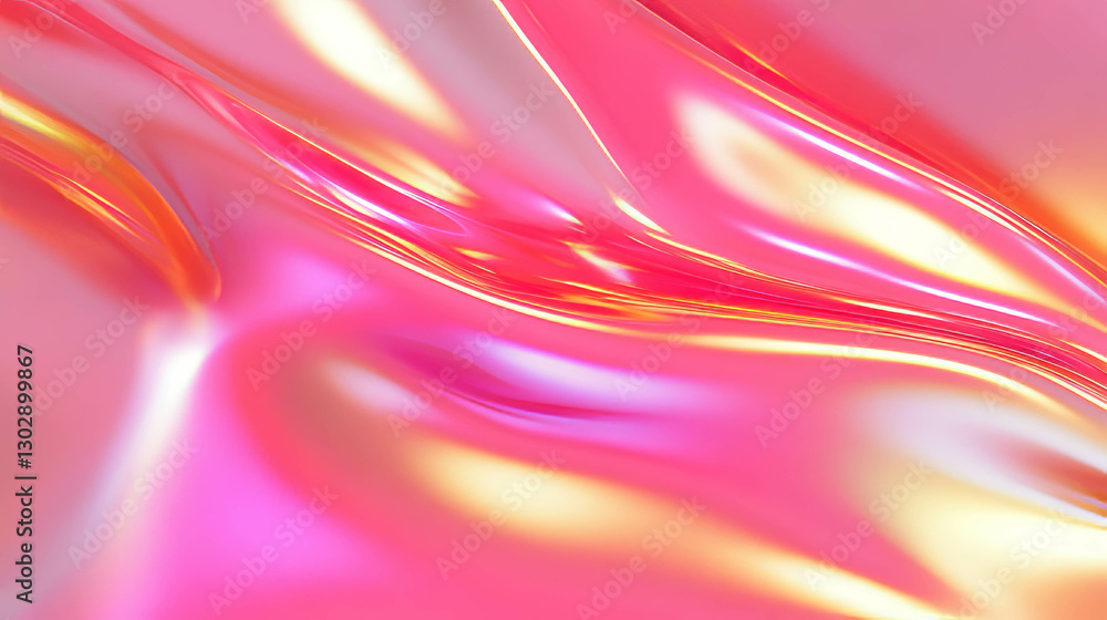 Aufkleber vibrant abstract background with smooth pink gradients for design