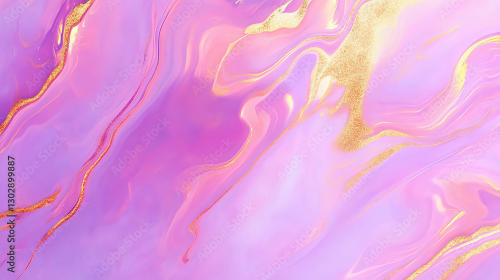 Aufkleber elegant abstract background with smooth pink and gold gradients for modern design