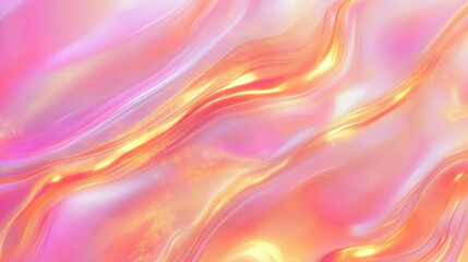 Obraz premium Elegant abstract design with smooth pink and gold gradients for creative projects