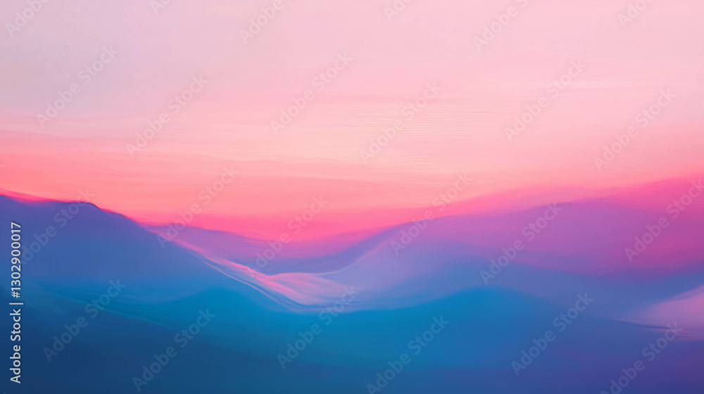 Poster Serene abstract background with soft pastel gradients for creative design