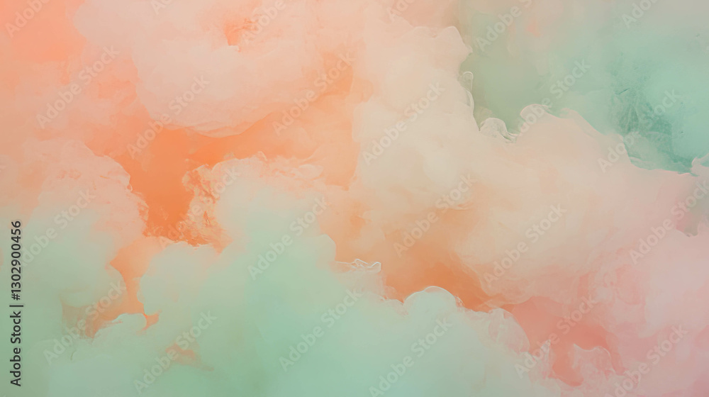 Poster dreamy pastel clouds abstract background for creative design concepts