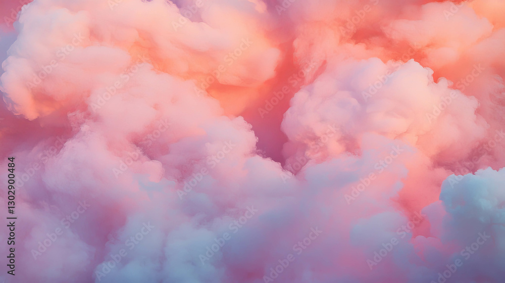 Poster pastel cloudscape abstract background for artistic and design projects