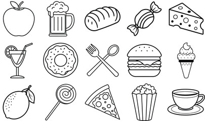 food and drink icons