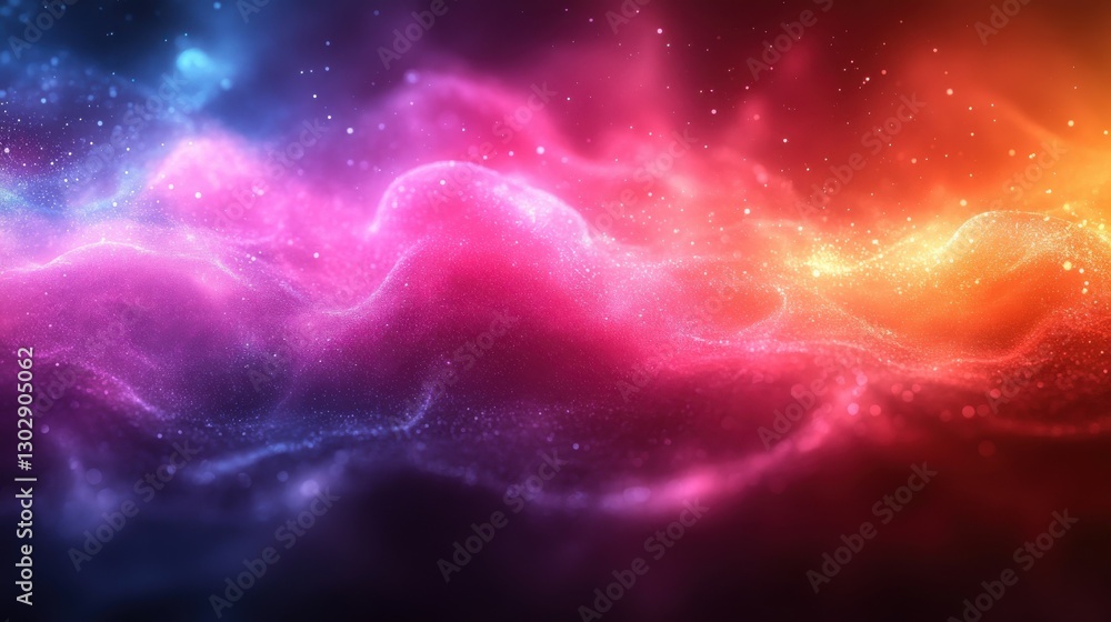 Poster colorful gradient background with blurred effect for modern design projects